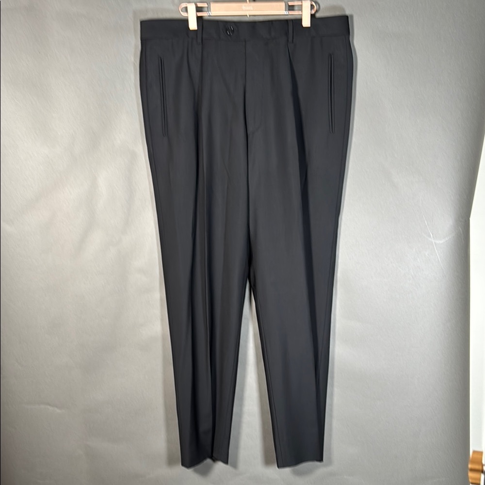 Men's Black Dress Pants, SARAR, wool, From TV Series wardrobe